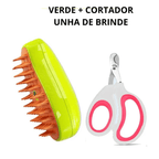 Escova Elétrica Vapor AmorPet - Cães e Gatos - Amor PetShop