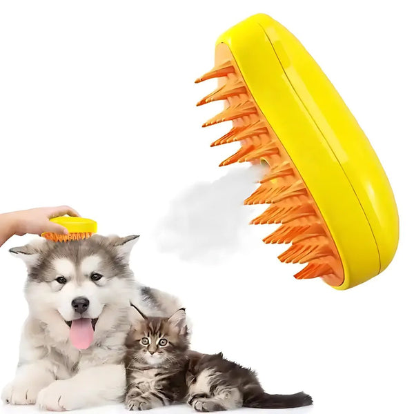 Escova Elétrica Vapor AmorPet - Cães e Gatos - Amor PetShop