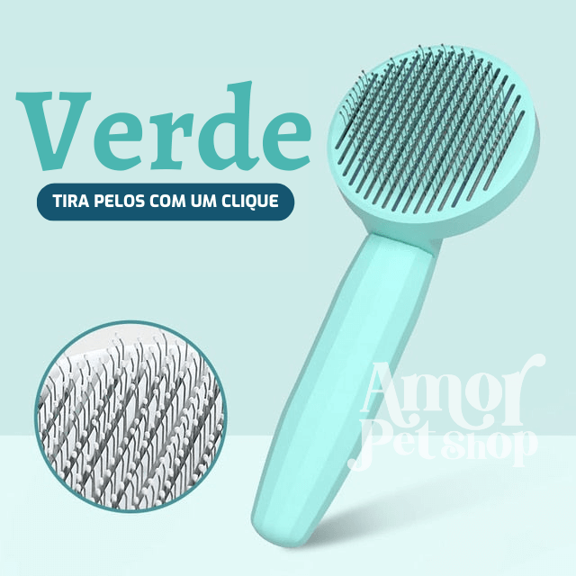 Escova SuperBrush Massageador e Removedora de Pelos para Cães e Gatos - Amor PetShop