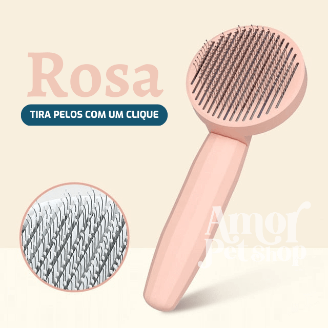 Escova SuperBrush Massageador e Removedora de Pelos para Cães e Gatos - Amor PetShop