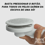 Escova SuperBrush Massageador e Removedora de Pelos para Cães e Gatos - Amor PetShop