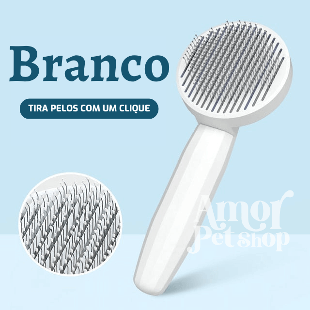 Escova SuperBrush Massageador e Removedora de Pelos para Cães e Gatos - Amor PetShop