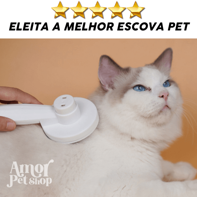 Escova SuperBrush Massageador e Removedora de Pelos para Cães e Gatos - Amor PetShop