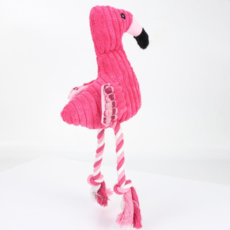 Flamingo Amigo Brinquedo Mastigável Anti Stress para Cães [Pague 1 leve 2] - Amor PetShop