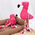 Flamingo Amigo Brinquedo Mastigável Anti Stress para Cães [Pague 1 leve 2] - Amor PetShop