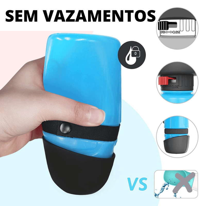 Garrafa de água portátil para cães WaterUp - Amor PetShop