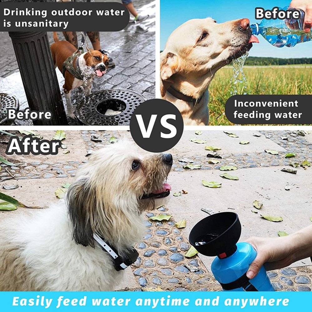 Garrafa de água portátil para cães WaterUp - Amor PetShop