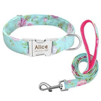 Guia e Coleira Happy - com Plaquinha Personalizada - Amor PetShop