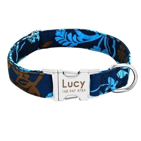 Guia e Coleira Happy - com Plaquinha Personalizada - Amor PetShop