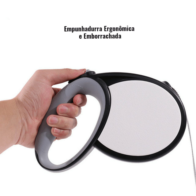 Guia Retrátil Emborrachada Premium | Easy Ride - Amor PetShop