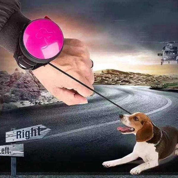 Guia Retrátil Mãos Livres - Amor PetShop