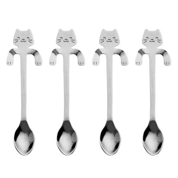 Jogo de Colheres Kitty - com 4 peças! - Amor PetShop