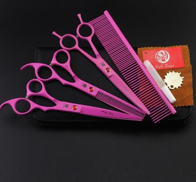 Kit de Tesoura de Tosa PD 7" Profissional - Amor PetShop