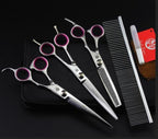 Kit de Tesoura de Tosa PD 7" Profissional - Amor PetShop