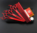 Kit de Tesoura de Tosa PD 7" Profissional - Amor PetShop