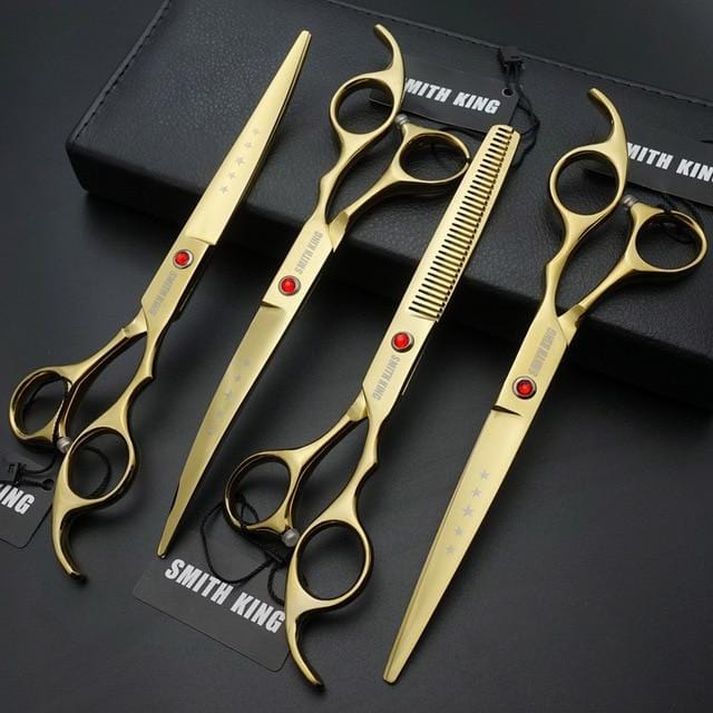 Kit de Tesouras de Tosa Profissional SK 7" - Amor PetShop