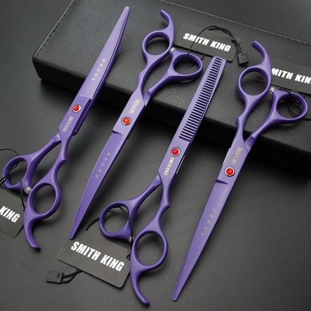Kit de Tesouras de Tosa Profissional SK 7" - Amor PetShop