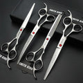 Kit de Tesouras de Tosa Profissional SK 7" - Amor PetShop