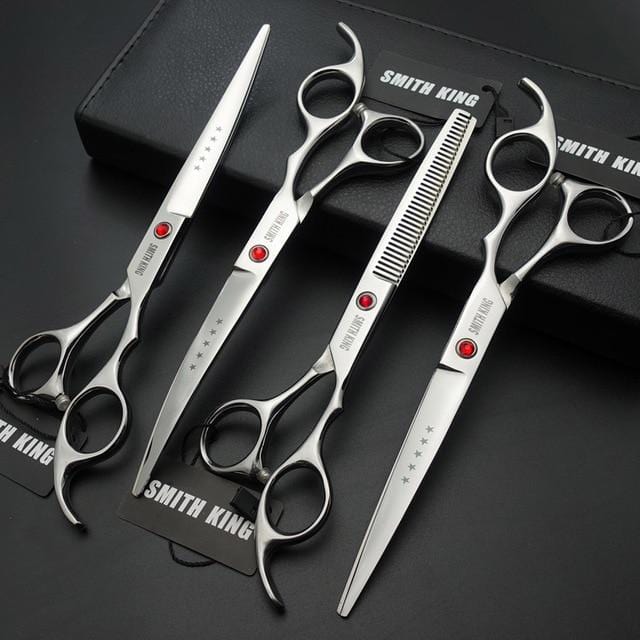 Kit de Tesouras de Tosa Profissional SK 7" - Amor PetShop