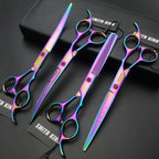 Kit de Tesouras de Tosa Profissional SK 7" - Amor PetShop