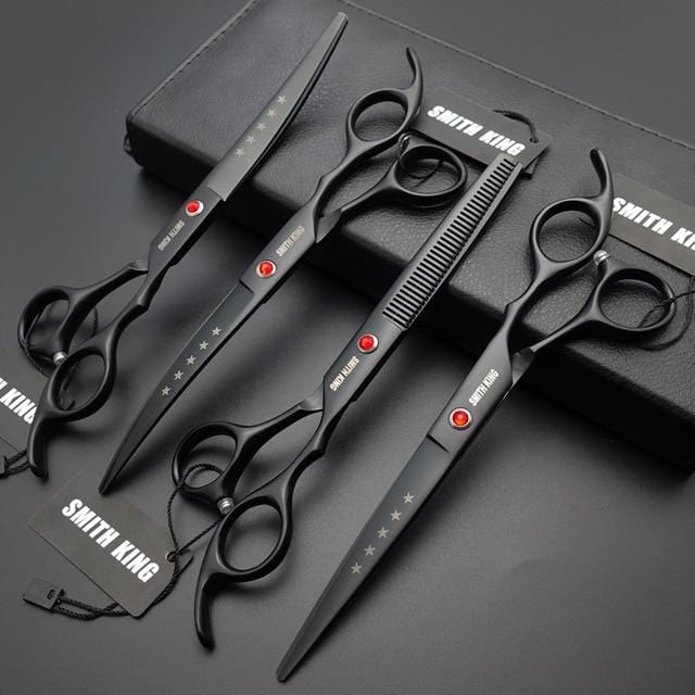 Kit de Tesouras de Tosa Profissional SK 7" - Amor PetShop