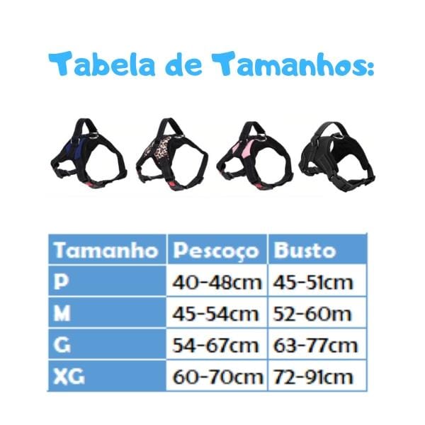 Peitoral Anti-Puxão Pet Walking - Amor PetShop