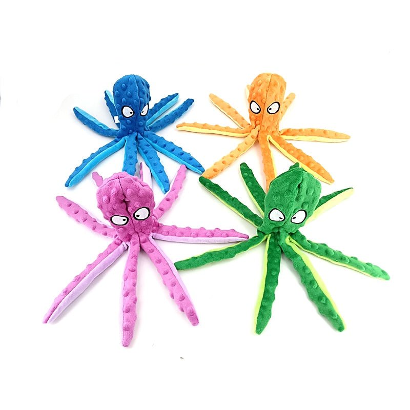 Polvo Amigo Brinquedo Mastigável Anti Stress para Cães - Amor PetShop