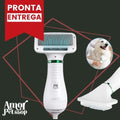 Secador Pet FLUFFY com Escova 2 em 1 (Tecnologia Alemã) - Amor PetShop