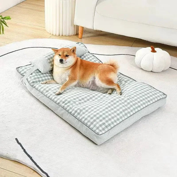 SoftWash Luxo: Sofá-Cama Lavável para Cães e Gatos - Almofada Confortável com Capa Removível - Amor PetShop